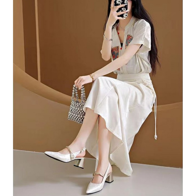 2026 Elegant Women Pointed Toe - огляд і ціна Vintage Fashion Heels
