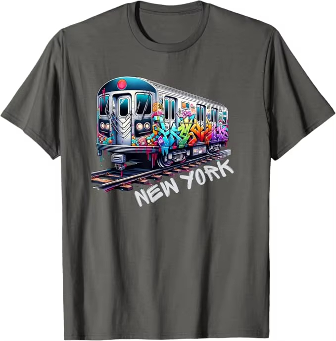 New York Train Graffiti Style  - огляд і ціна Vintage Fashion York