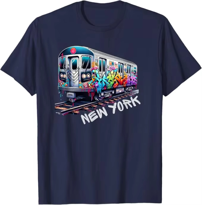 New York Train Graffiti Style  - огляд і ціна Vintage Fashion York