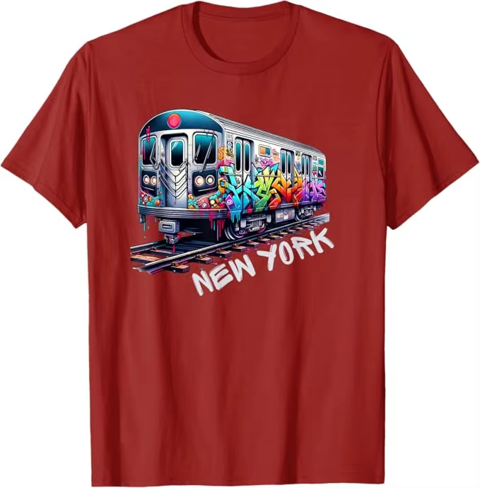 New York Train Graffiti Style  - огляд і ціна Vintage Fashion York