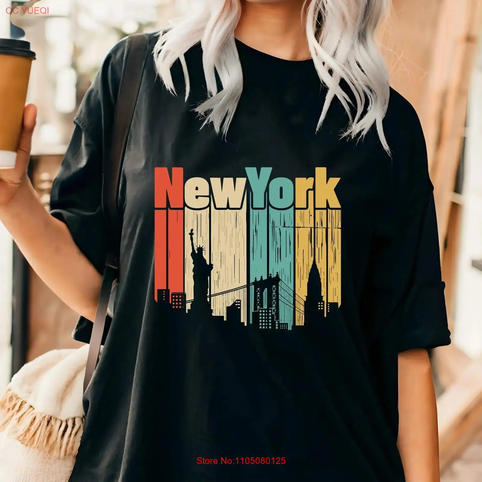 New York retro T shirt USA Tra - огляд і ціна Vintage Fashion York